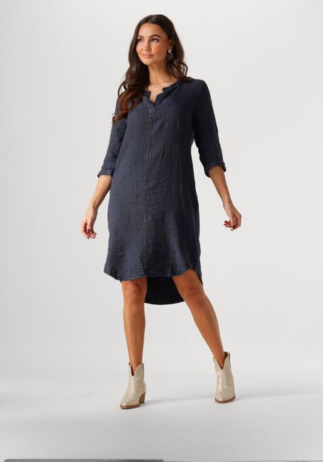 Blauwe NUKUS Midi jurk KATE DRESS - large
