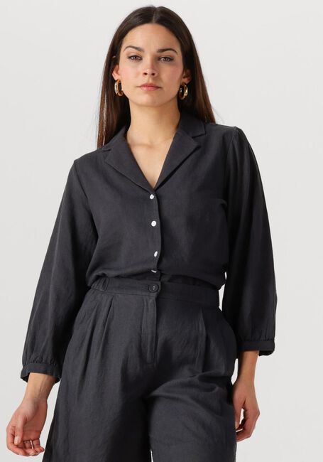Zwarte MSCH COPENHAGEN Blouses MSCHPENNIE GINIA 3 4 SHIRT - large