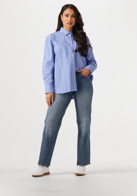 Blauwe TOMMY HILFIGER Blouses ESS POPLIN EASY FIT SHIRT - large