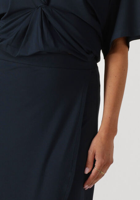 Donkerblauwe JANSEN AMSTERDAM Midirok FALTA ROK V 663 - large