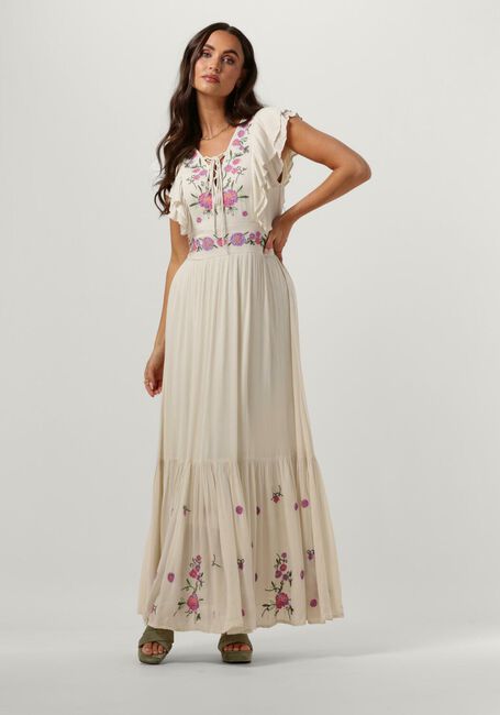 Gebroken wit Y.A.S. Maxi jurk YASHELLA SS MAXI DRESS S. - large