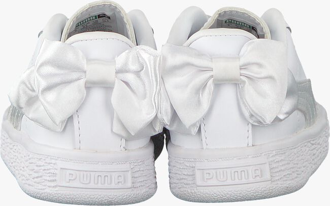 Witte PUMA Sneakers BASKET BOW AC INF - large