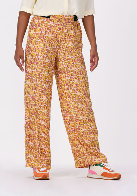 Oranje SCOTCH & SODA Wijde broek HIGH-RISE WIDE-LEG DRAPEY PYJAMA PANTS - large