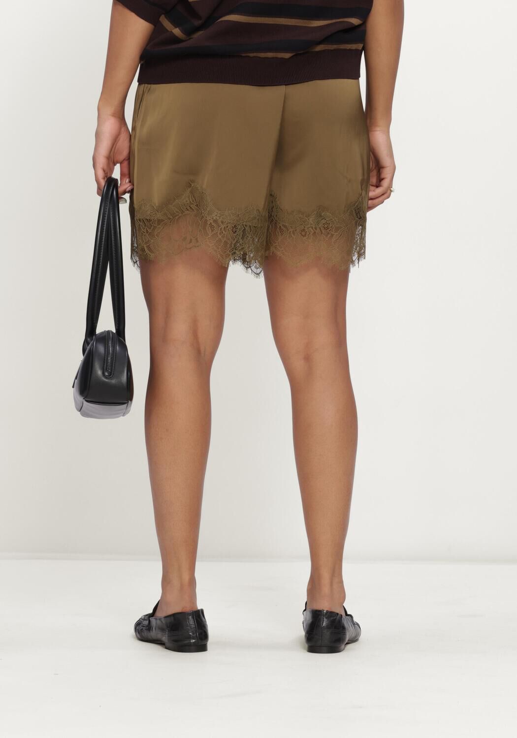 Groene GESTUZ Broeken GZLALOU HW SHORTS - large