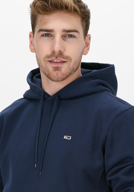 Donkerblauwe TOMMY JEANS Sweater TJM REGULAR FLEECE HOODIE - large
