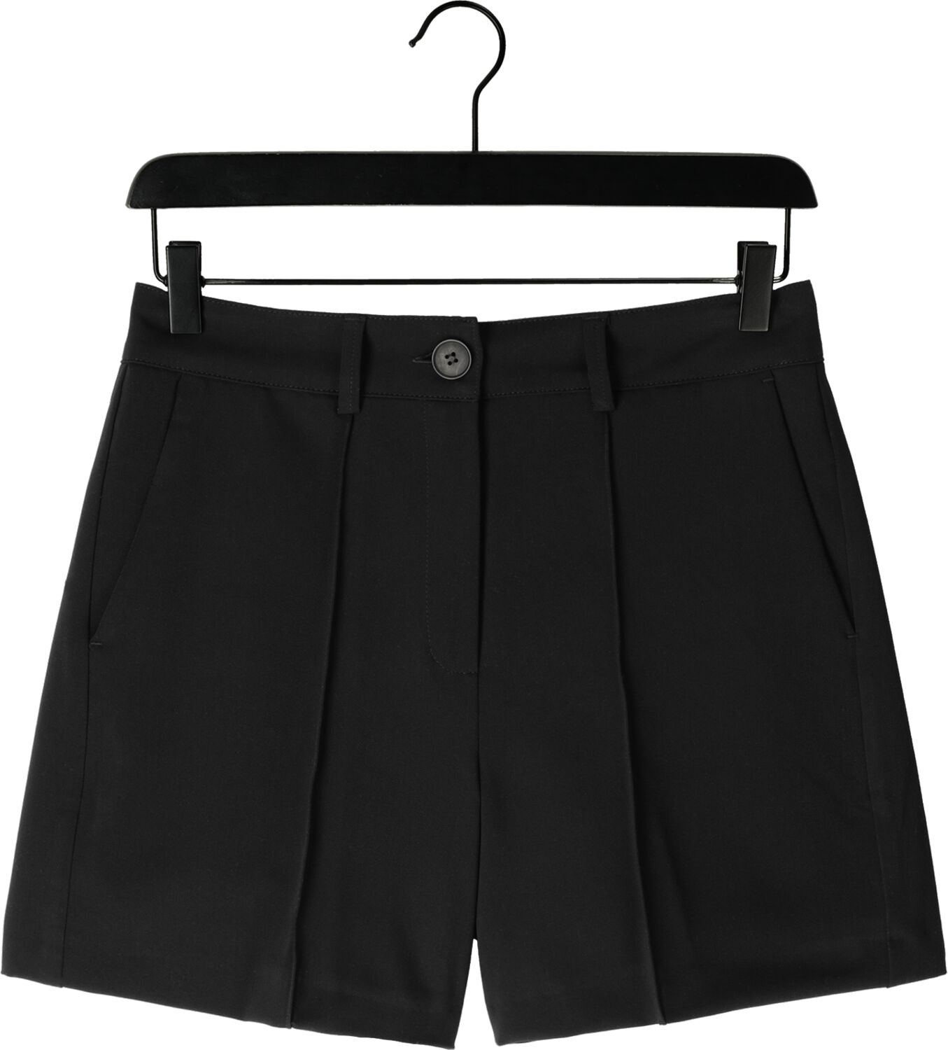 JANSEN AMSTERDAM Dames Broeken Mylena Short Wtq 441 Bandpleat Zwart
