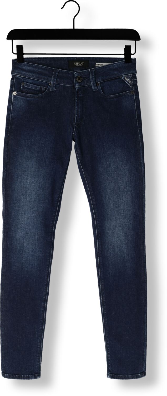 REPLAY Dames Jeans New Luz Pants Donkerblauw