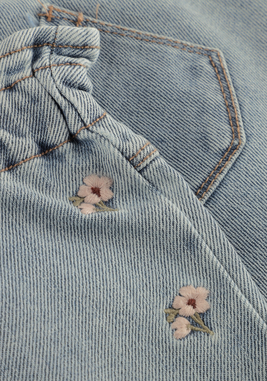 Lichtblauwe LIL' ATELIER Minirok NMFDARLEE DOA DNM SKIRT 4499 LIL - large