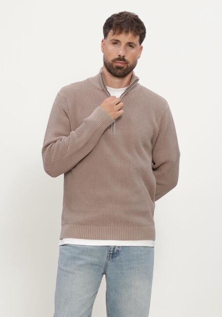 Taupe MACE Trui M-ATLAS - large
