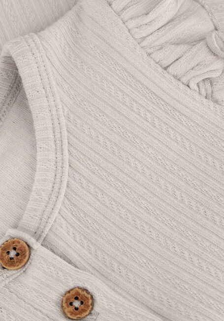 Lichtblauwe LIL' ATELIER T-shirt NMFFLEURA SS SLIM TOP LIL - large