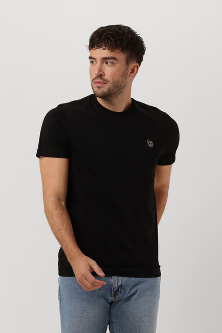 Zwarte PS PAUL SMITH T-shirt MENS SLIM FIT SS TSHIRT ZEBRA - large