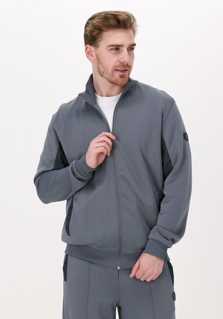 Grijze BLS HAFNIA Jack WALDO TRACKJACKET - large