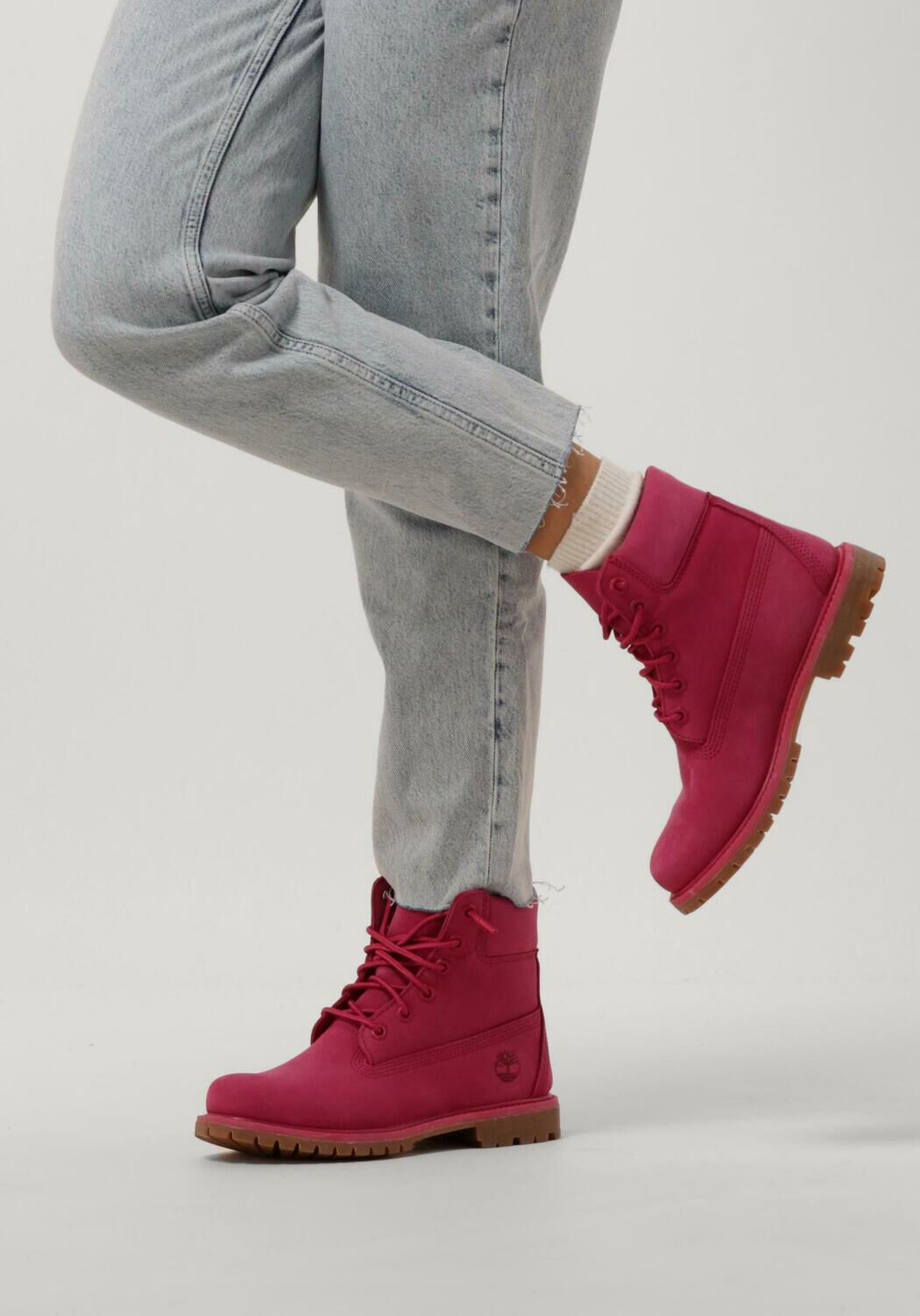 Roze TIMBERLAND Veterboots 6 INCH PREMIUM BOOT - large