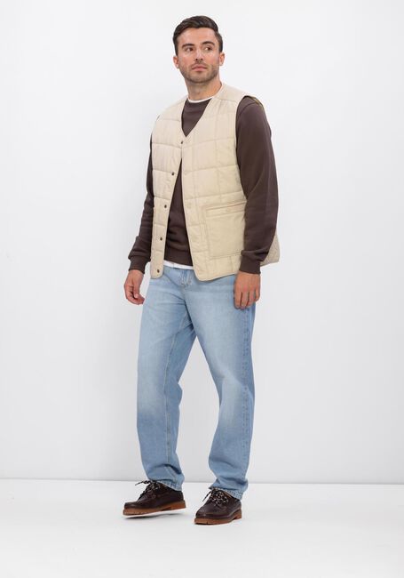 Beige LES DEUX Bodywarmer MATT QUILTED VEST - large