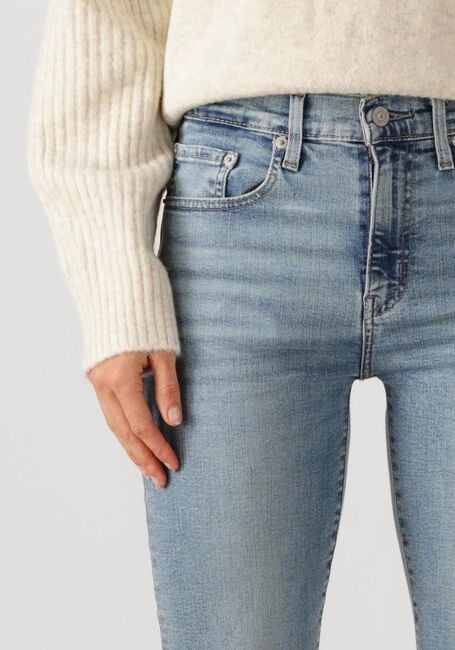 Lichtblauwe LEVI'S Slim fit jeans 724 HIGH RISE STRAIGHT BLUE WAVE LIGHT - large