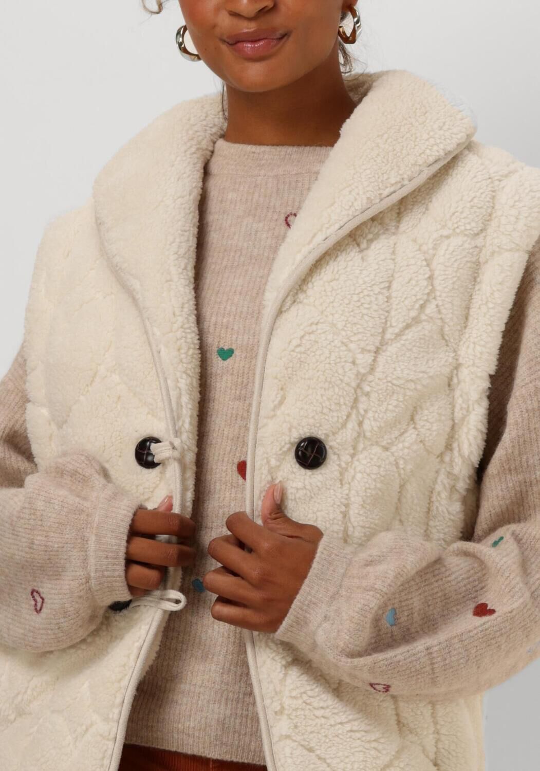 FABIENNE CHAPOT Dames Blazers Merlin Gilet Ecru