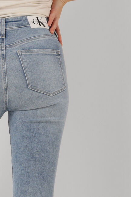 Blauwe CALVIN KLEIN Skinny jeans HIGH RISE SUPER SKINNY ANKLE - large