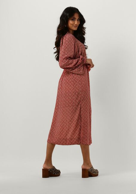 Rode SISSEL EDELBO Midi jurk CHERILYN DRESS - large