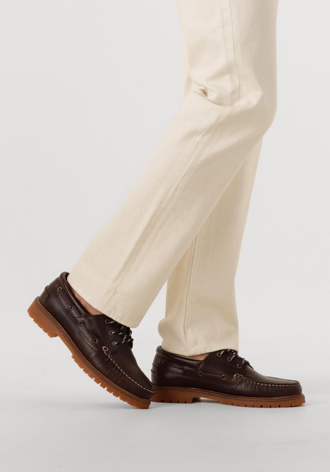 Bruine LES DEUX Mocassins TAYLOR LEATHER BOAT SHOE - large