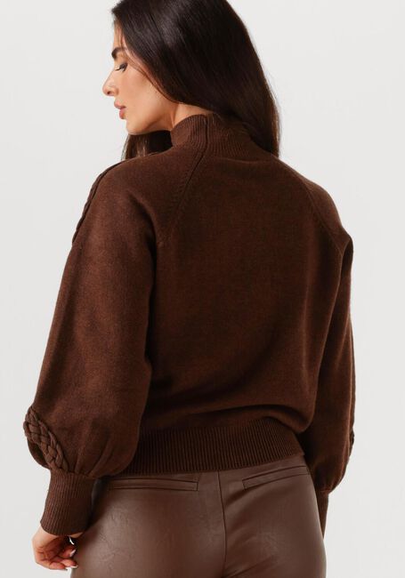 Bruine MINUS Top VERA HIGH NECK - large