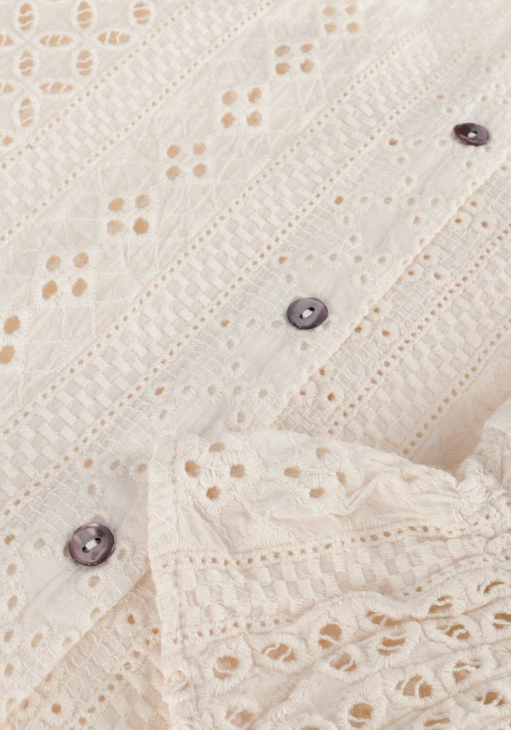 Ecru BY-BAR Blouses FRANKIE EMBROIDERY BLOUSE - large