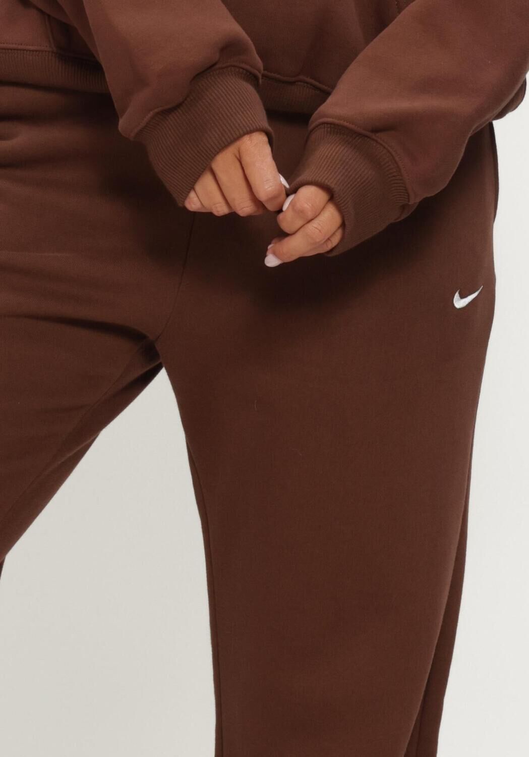 Bruine NIKE Joggingbroek NIKE STUDIO FLEECE MEDIUM WEIGHT - large