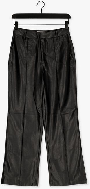 Zwarte COLOURFUL REBEL Pantalon RUS VEGAN LEATHER STRAIGHT PANTS - large
