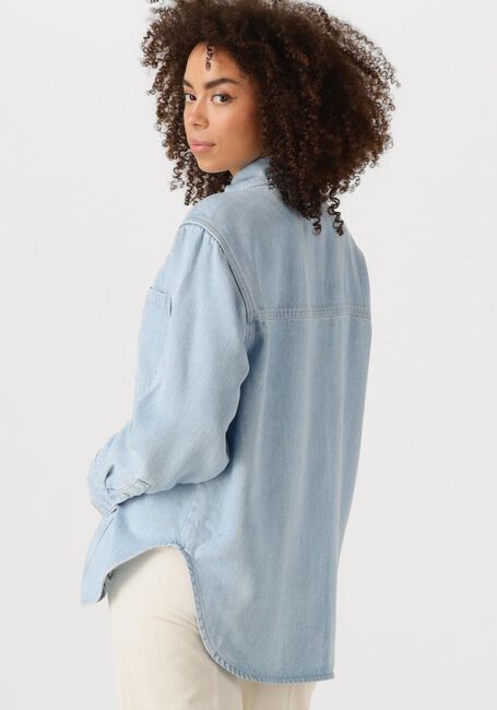 Lichtblauwe SECOND FEMALE Blouses IRVIN DENIM SHIRT - large