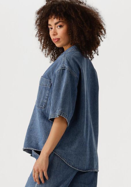 Blauwe EDITED Blouses PHELINE SHIRT - large
