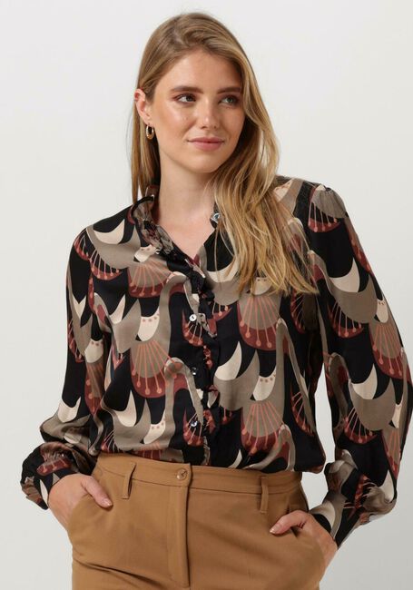 Multi SUMMUM Blouse BLOUSE ABSTRACT PEACOCK - large