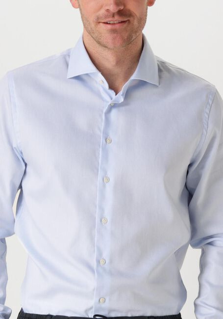 Lichtblauwe PROFUOMO Klassiek overhemd FINE TWILL - SLIM FIT - NON IRON - large