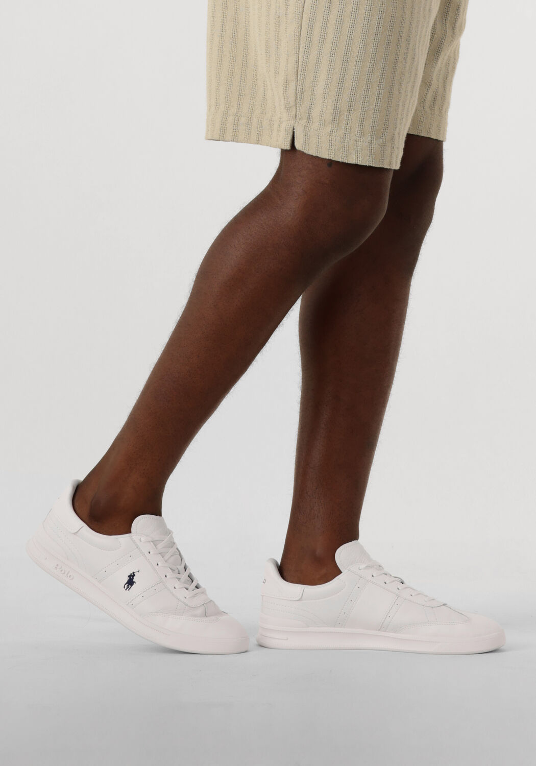 Witte POLO RALPH LAUREN Lage sneakers HRT AERA PP LOW TOP LACE - large