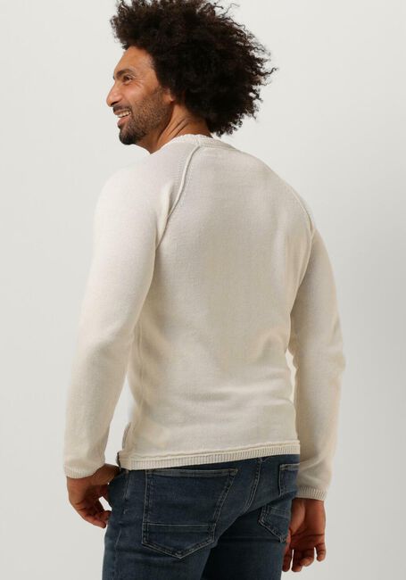 Witte SCOTCH & SODA Trui STRUCTURED MELANGE PULLOVER - large