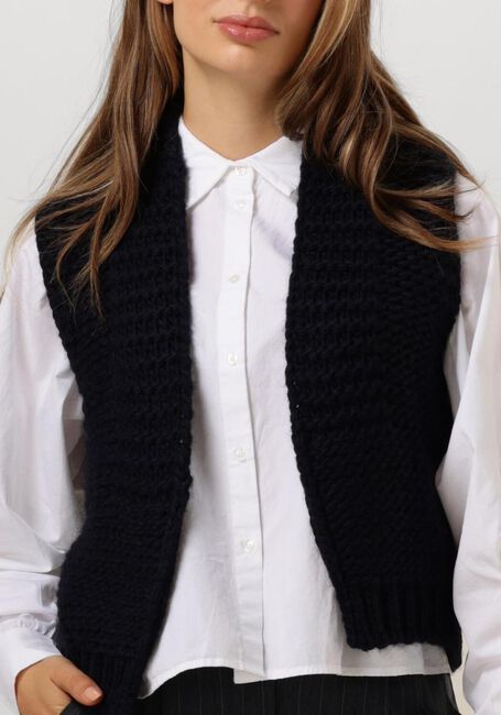 Donkerblauwe BY-BAR Gilet LEVI GILET - large