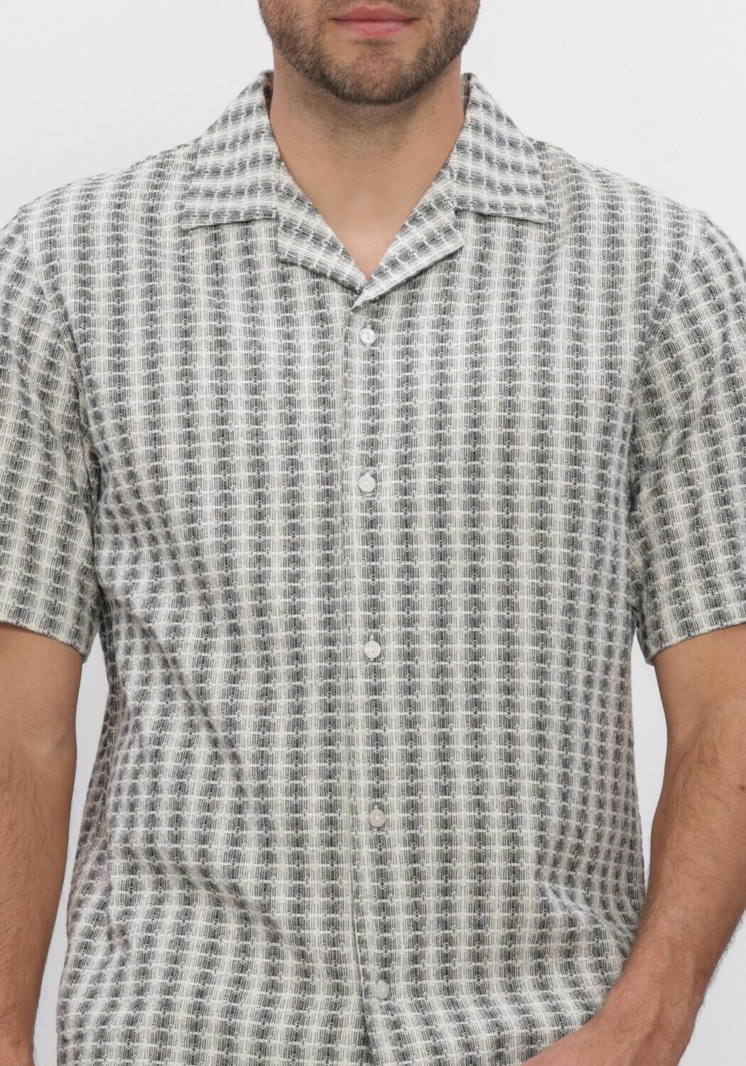 Blauwe DSTREZZED Casual overhemd LUCAS RESORT SHIRT - large