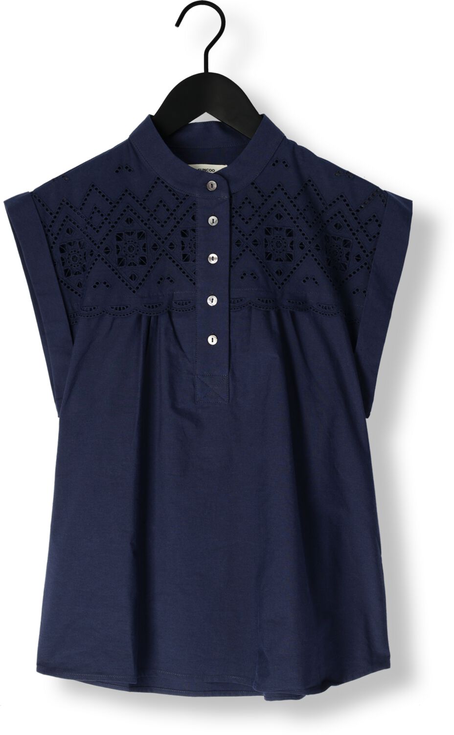 SUNCOO Dames Blouses Ludy Donkerblauw