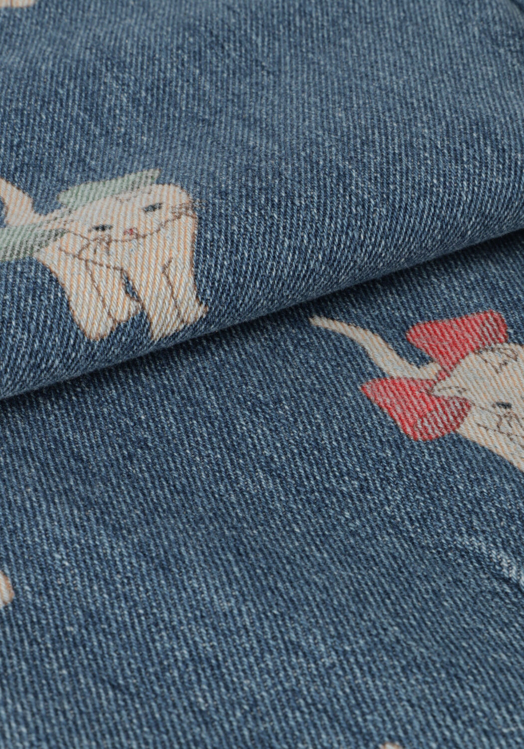 Blauwe KONGES SLOJD Mom jeans MAGOT FRILL PANTS - large