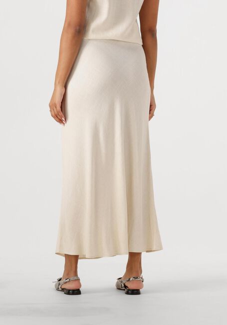 Ecru SELECTED FEMME Maxirok SLFVIVA-LENA HW ANKLE SKIRT - large