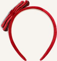 Rode KONGES SLOJD Haarbanden VELVET BOW HAIRBRACE Rode KONGES SLOJD Haarbanden VELVET BOW HAIRBRACE - medium