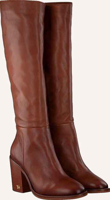 Cognac TOMMY HILFIGER Hoge laarzen MONO COLOR LONG Cognac TOMMY HILFIGER Hoge laarzen MONO COLOR LONG - large