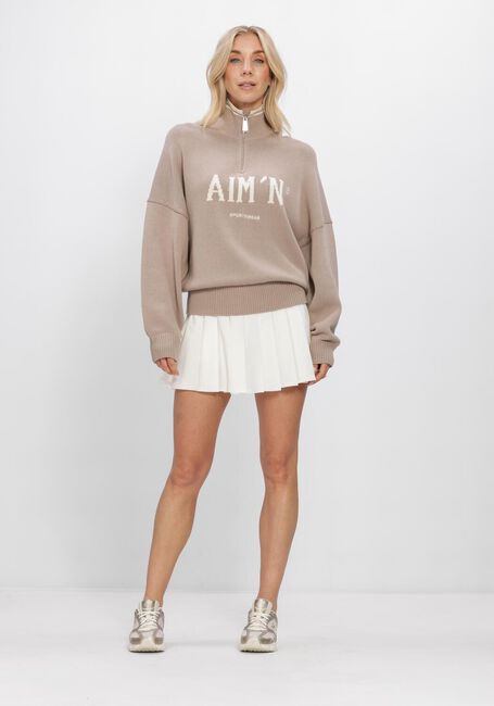 Witte AIM'N Korte broek PLEATED SKORT - large