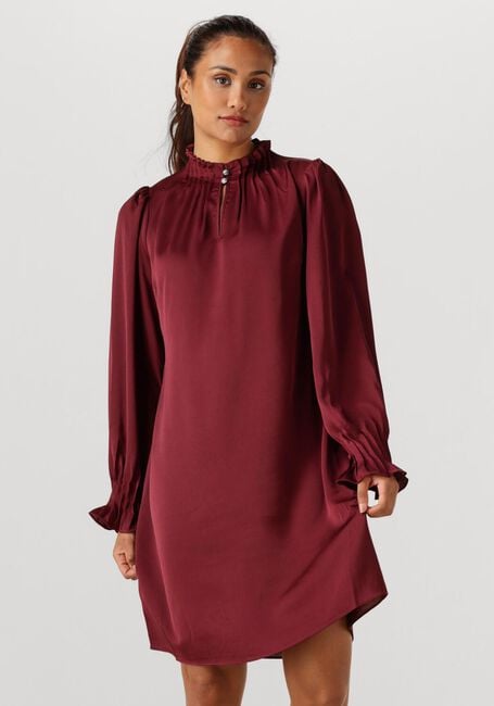 Bordeaux BRUUNS BAZAAR Mini jurk BBTARESE DRESS - large