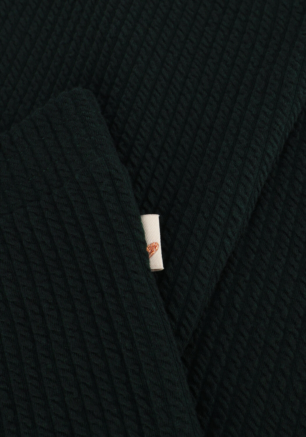 Donkergroene MOODSTREET Flared broek PANT BESS - large