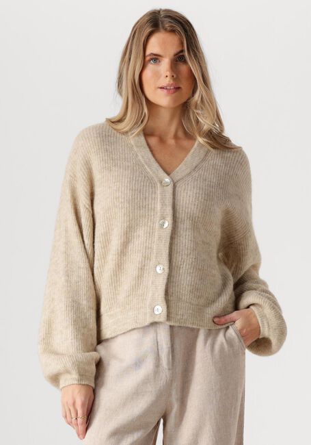 Beige MSCH COPENHAGEN Vest MSCHHILA HOPE CARDIGAN - large