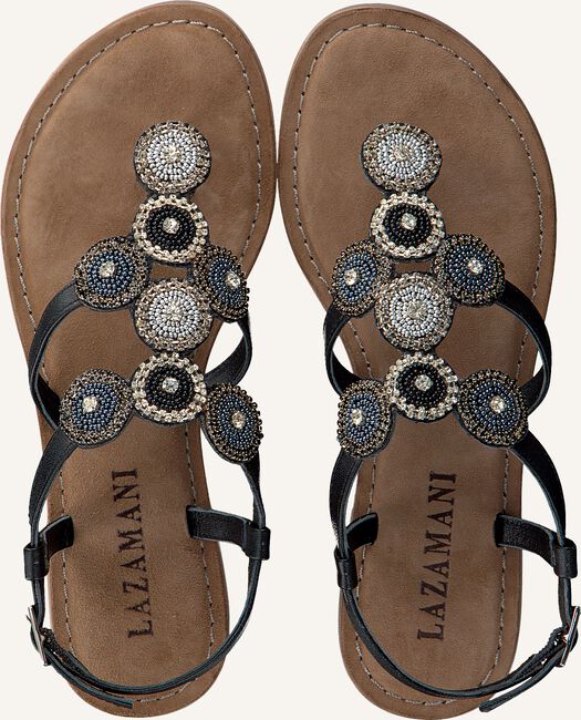 Zwarte LAZAMANI Platte sandalen 75.607 Zwarte LAZAMANI Platte sandalen 75.607 - large