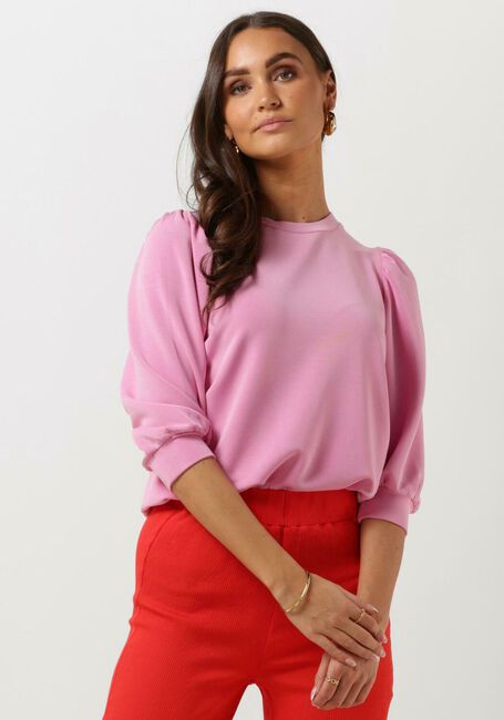 Roze SELECTED FEMME Trui SLFTENNY 3/4 SWEAT TOP - large