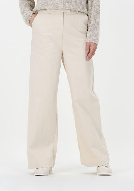 Beige ANOTHER LABEL Wijde broek MARLENE PANTS - large