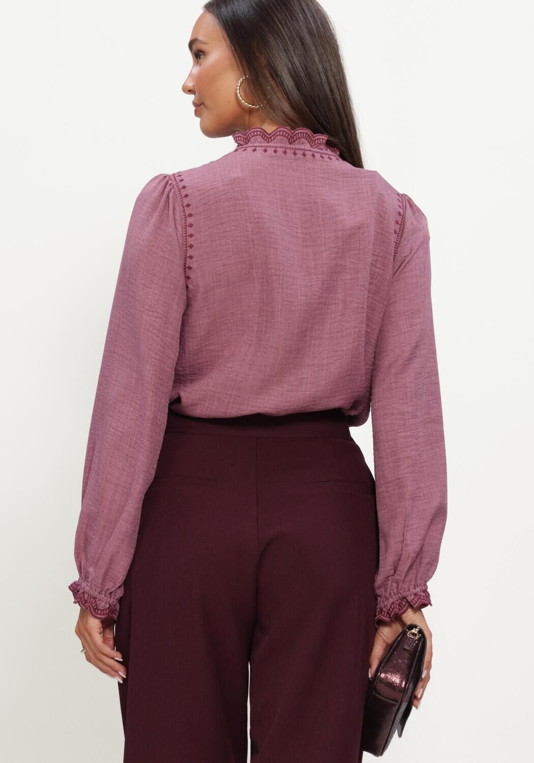 Paarse YDENCE Blouses BLOUSE HANNAH - large