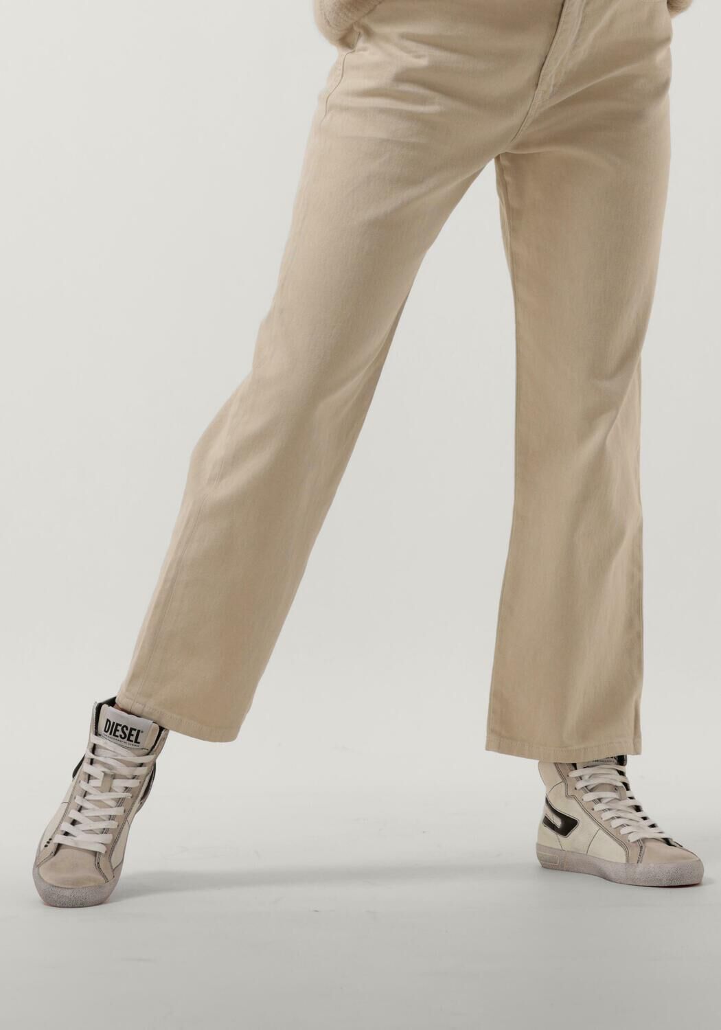 Witte DIESEL Hoge sneakers S-LEROJI MID DAMES - large