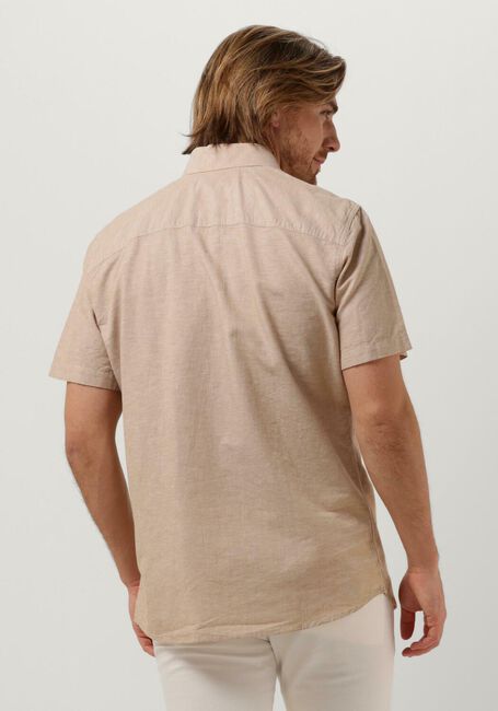 Paarse SELECTED HOMME Casual overhemd SLHSLIMNEW-LINEN SHIRTS SS CLASSIC W - large